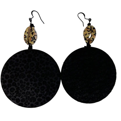 127-🐆 Wild Grace Circle Earrings