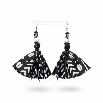 Royal Threads - Kente Skirt Tail Earrings