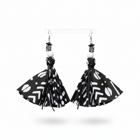Royal Threads - Kente Skirt Tail Earrings