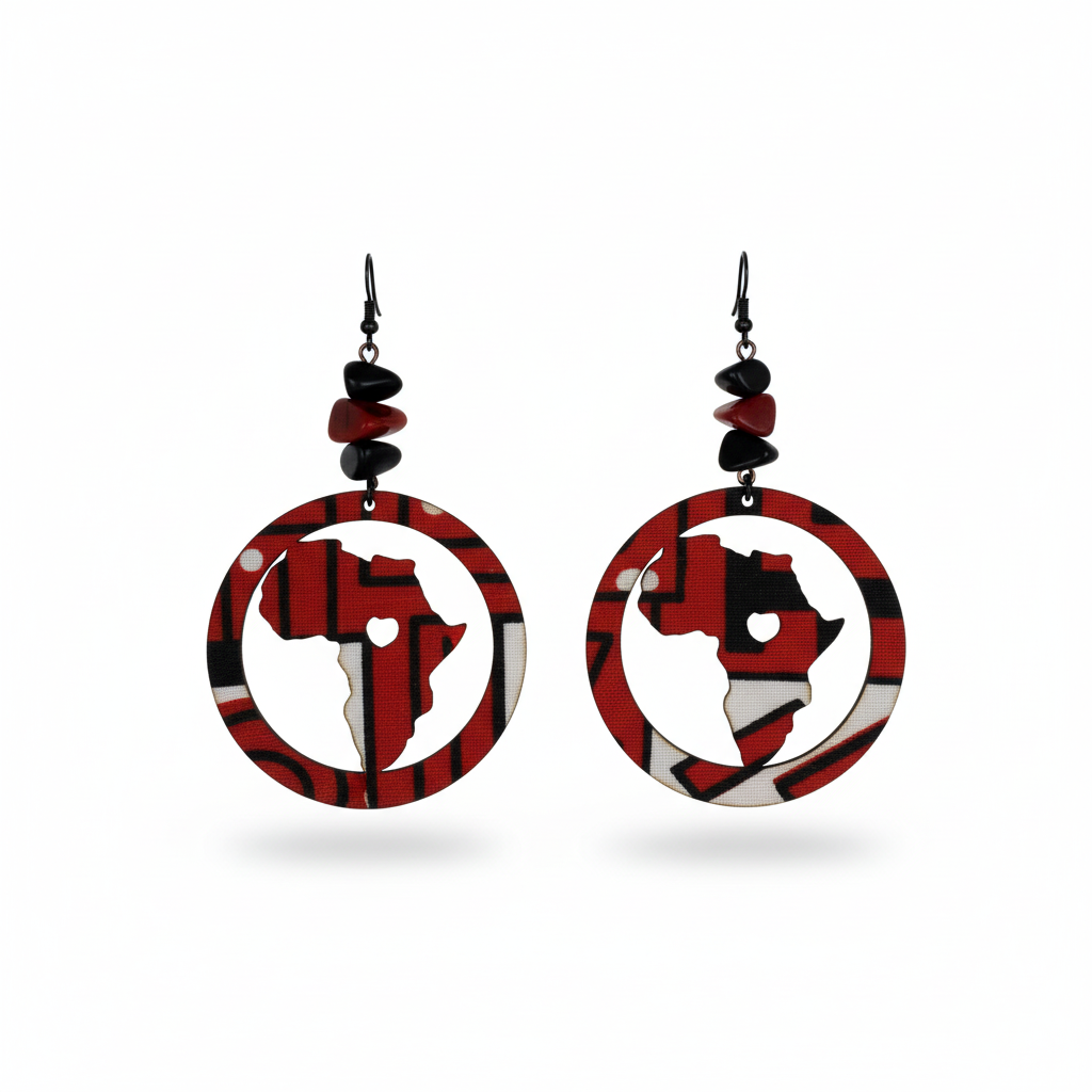 122 - Heritage Circle Africa Earrings
